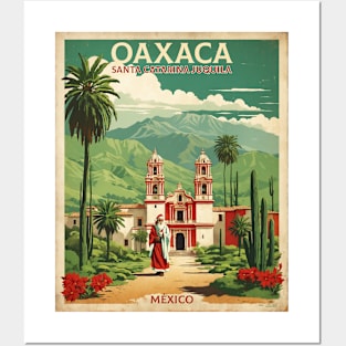 Santa Catarina Juquila Oaxaca Mexico Vintage Tourism Travel Posters and Art